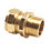 Pegler PX42 Brass Compression Adapting Male Coupler 22mm x 3/4"