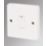 Crabtree Capital 20A 1-Gang DP Control Switch White