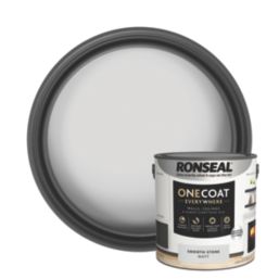 Ronseal 2.5Ltr Smooth Stone Matt Emulsion Multi Surface Paint