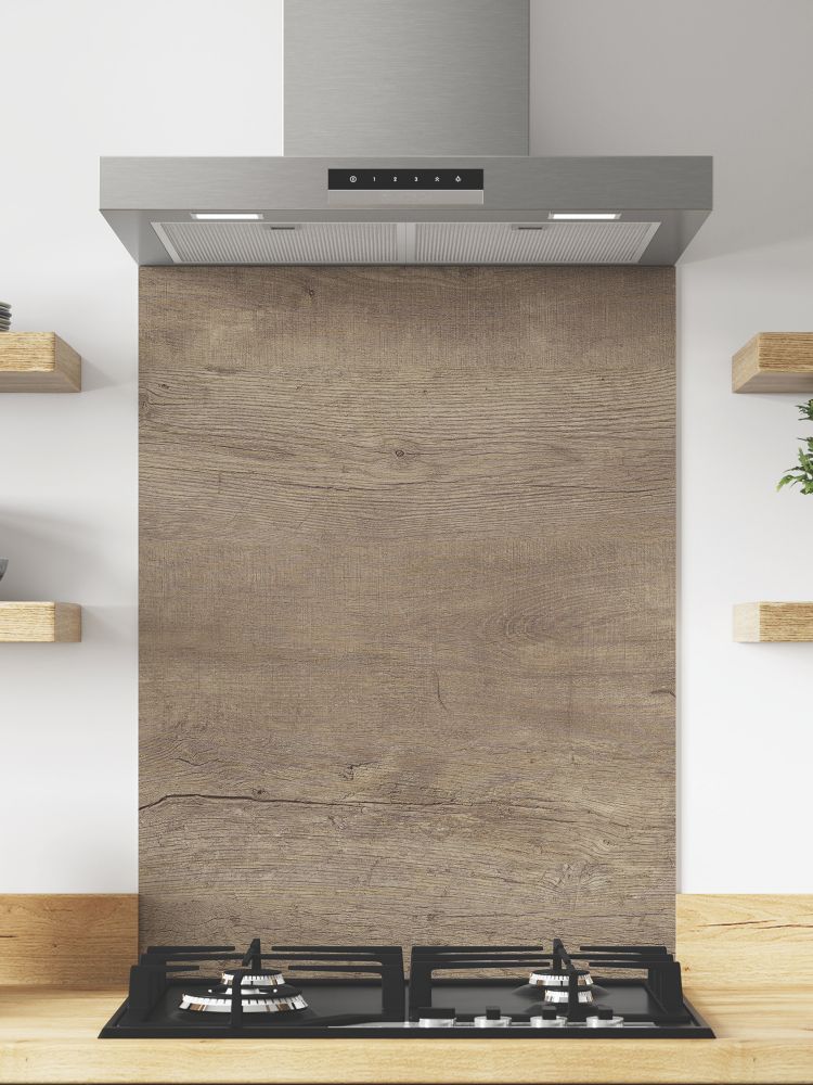 Wilsonart  Nordic Oak Hob Splashback 600mm x 800mm x 4mm