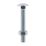 Timco Carriage Bolts Carbon Steel Zinc-Plated M8 x 50mm 100 Pack