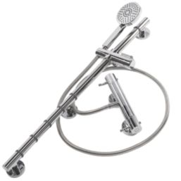 Croydex Metlex Inclusive  Exposed Chrome Thermostatic Shower Set 120mm