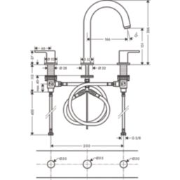 Hansgrohe Vernis Shape Chrome 266mm Standard Lever Mono Basin Mixer Tap
