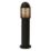 Saxby Louvre 650mm Outdoor Post Matt Black