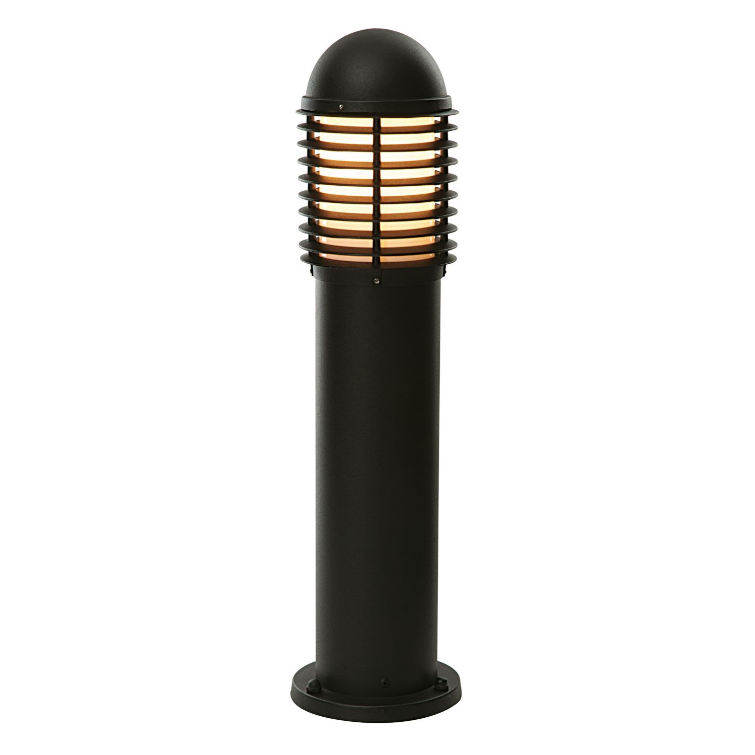 Saxby Louvre 650mm Outdoor Post Matt Black (850VX)