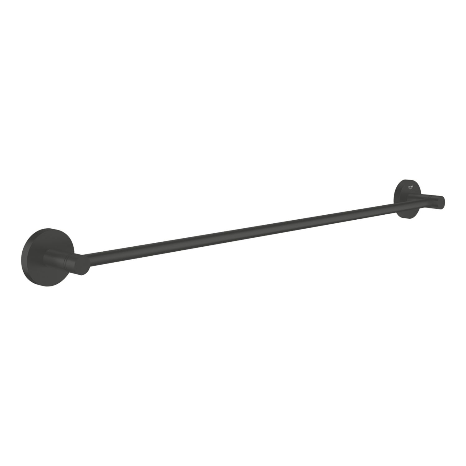 Grohe Start Gluable Towel Bar Matt Black 654mm x 60mm x 54mm (850YX)