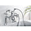 Bristan Colonial Surface-Mounted  Bath/Shower Mixer Bathroom Tap Chrome