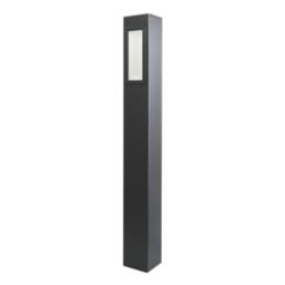 Refurb LAP Myko Davern 900mm Outdoor LED Post Light Black 20W 2000lm
