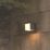 Lutec Prima Outdoor LED Solar Hybrid Wall Light With PIR Sensor Dark Grey 400lm