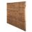 Forest Vertical Board Closeboard  Fence Panels Dark Brown 6' x 5' 6" Pack of 3