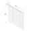 Forest Vertical Board Closeboard  Fence Panels Dark Brown 6' x 5' 6" Pack of 3