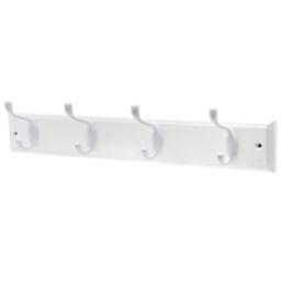 Smith Locke Hook Rail White 455mm x 90mm Screwfix