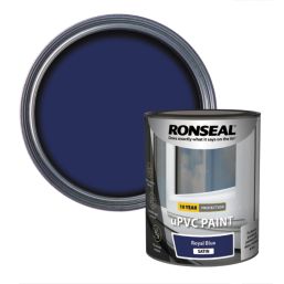 Ronseal uPVC Paint Royal Blue Satin 750ml