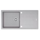 Franke Gemini 1 Bowl Tectonite Sink Grey Reversible 970mm x 500mm