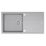 Franke Gemini 1 Bowl Tectonite Sink Grey Reversible 970mm x 500mm