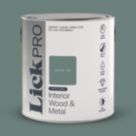 LickPro 2.5Ltr Green 04 Satin Water-Based Trim Paint