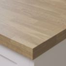 Wilsonart Omega Modern Natural Blocked Square Edge Matt Brown Oak Effect Laminate Breakfast Bar 4100mm x 900mm x 38mm