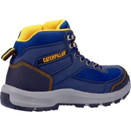 CAT Elmore Mid Size 12  Navy  Steel Toe Cap Safety Trainer Boots