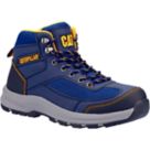 CAT Elmore Mid Size 12  Navy  Steel Toe Cap Safety Trainer Boots