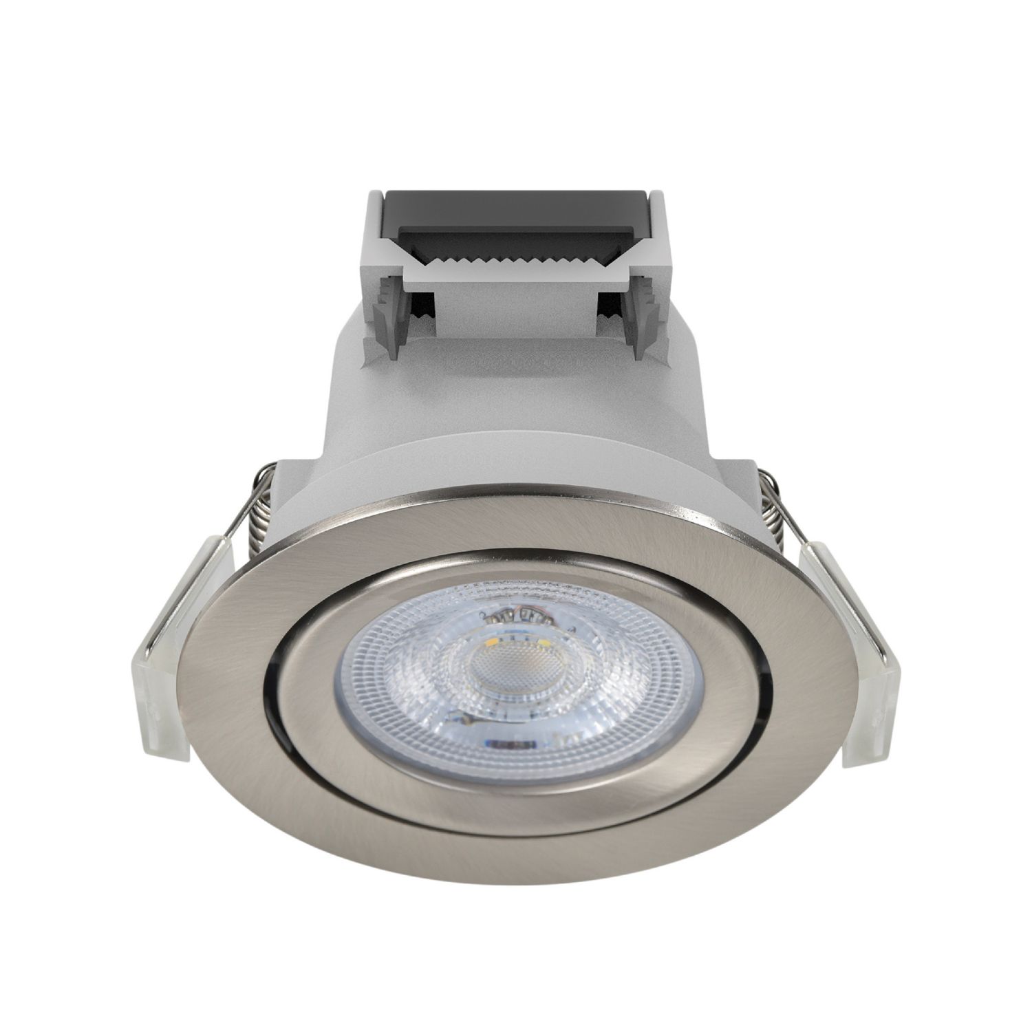 LAP Ubertas Tilt LED Downlight Brushed Nickel 4W 450lm (851RE)