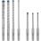 Bosch Expert SDS Plus Shank Masonry Drill Bit Set 7 Piece Set