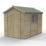 Forest Timberdale 6' 6" x 10' (Nominal) Apex Tongue & Groove Timber Shed with Base