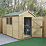 Forest Timberdale 6' 6" x 10' (Nominal) Apex Tongue & Groove Timber Shed with Base