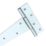 Smith & Locke Zinc-Plated Tee Hinges 400mm 2 Pack