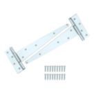 Smith & Locke Zinc-Plated Tee Hinges 400mm 2 Pack