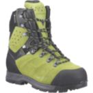 Haix Protector Ultra 2.0 GTX Size 9.5  Green  Steel Toe Cap Safety Boots