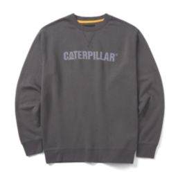 CAT Midweight Crewneck Sweatshirt Sweat Shirts Grey 3X Large 50" Chest