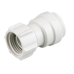 JG Speedfit  Plastic Push-Fit Straight Tap Connectors 15mm x 3/4" 2 Pack