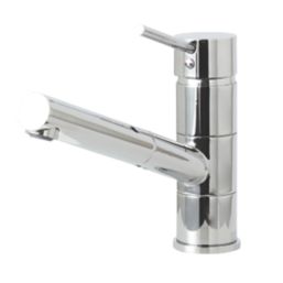 Column Top Lever Pull Out Spout-Chrome