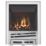 Focal Point Horizon Chrome Rotary Control Inset Gas High Efficiency Fire 500mm x 125mm x 585mm