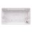 Schneider Electric Lisse 2-Gang Surface Pattress  Moulded Box 25mm