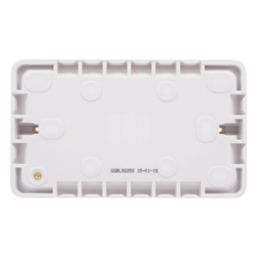 Schneider Electric Lisse 2-Gang Surface Pattress  Moulded Box 25mm