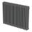 Flomasta 600mm x 785mm 3376BTU Anthracite Horizontal 3 Column Radiator