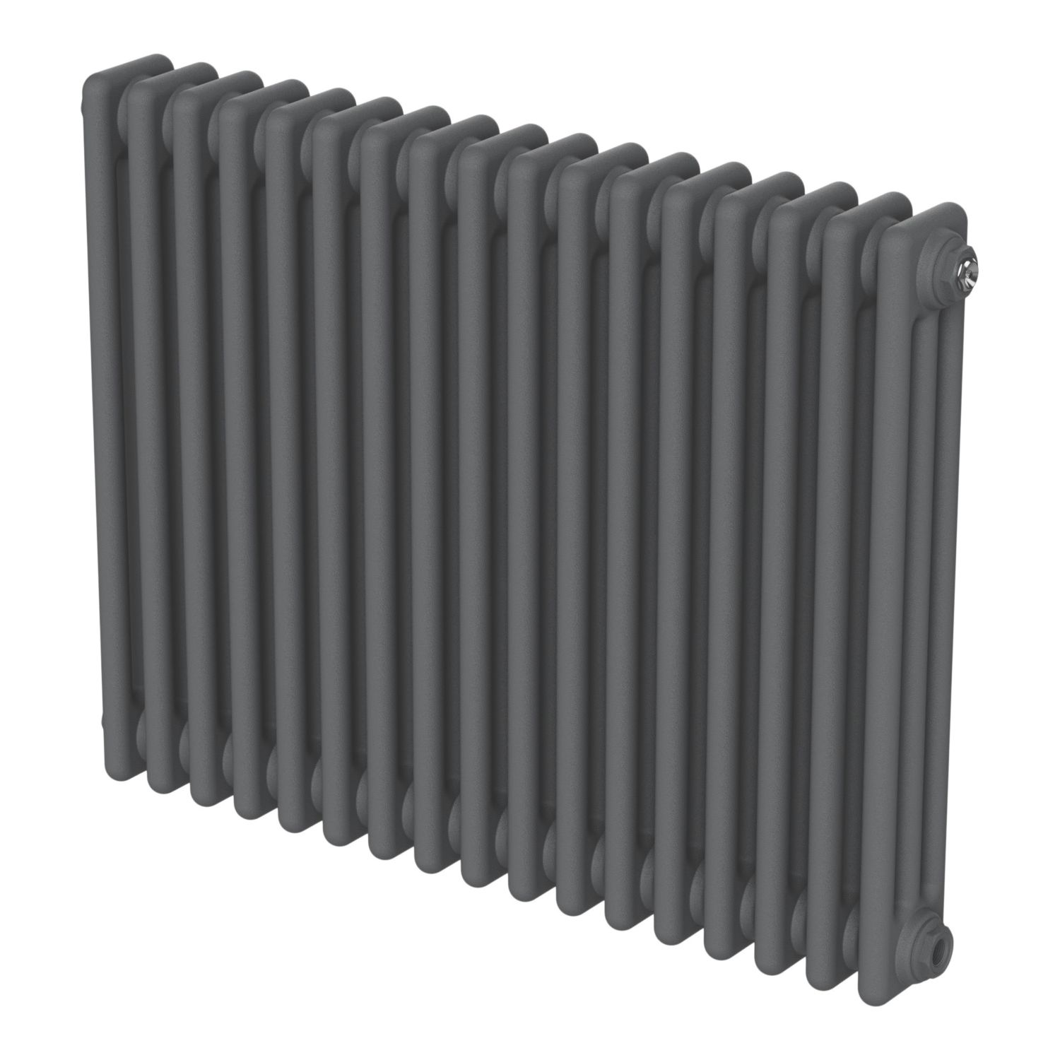 Flomasta 600mm x 785mm 3376BTU Anthracite Horizontal 3 Column Radiator (852AH)