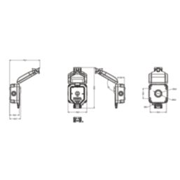 Knightsbridge IP66 Weatherproof Outdoor Enclosure 110.5mm x 92.7mm x 158.7mm