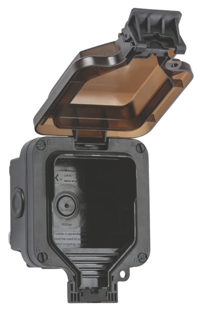 Knightsbridge IP66 Weatherproof Outdoor Enclosure 110.5mm x 92.7mm x ...