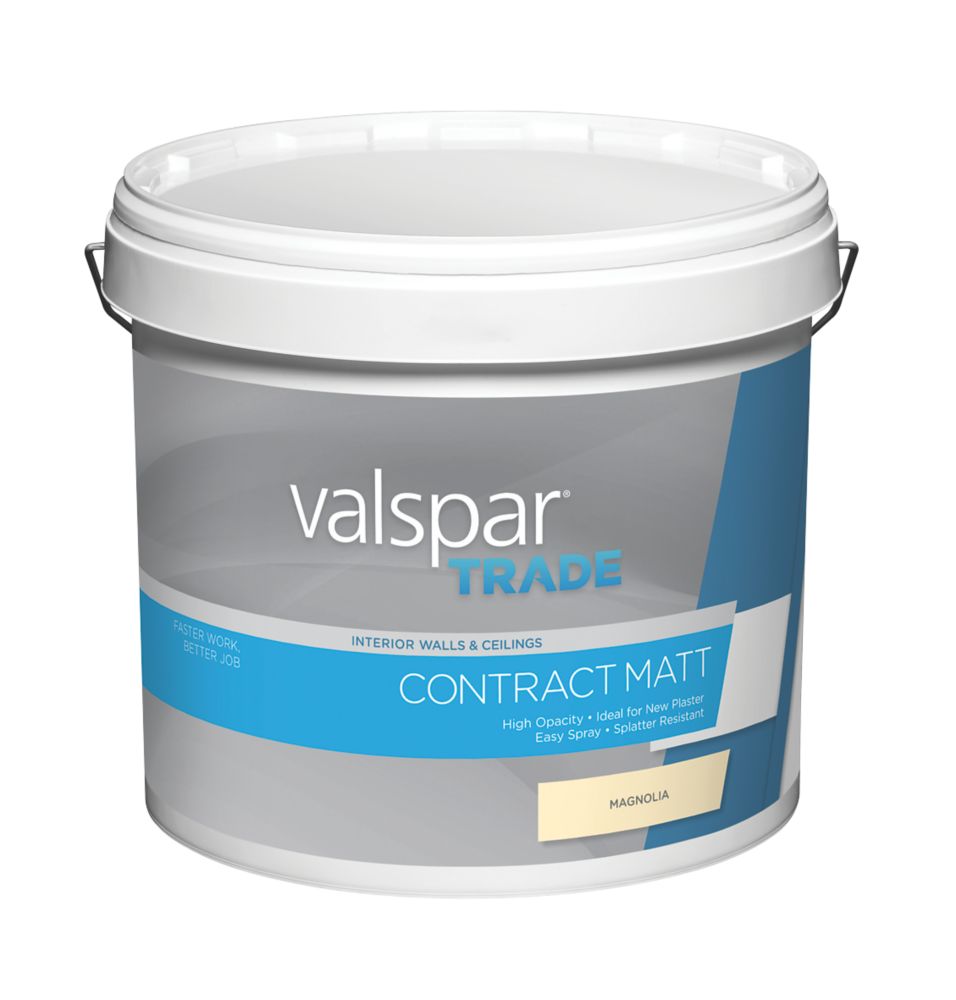 Valspar Trade Matt Magnolia Emulsion Matt Emulsion 12Ltr - Screwfix