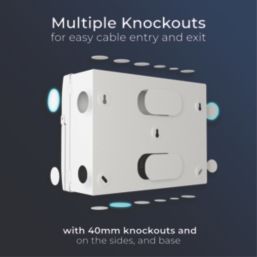 British General CF12M10-01 10-Module 10-Way Part-Populated High Integrity Main Switch Consumer Unit