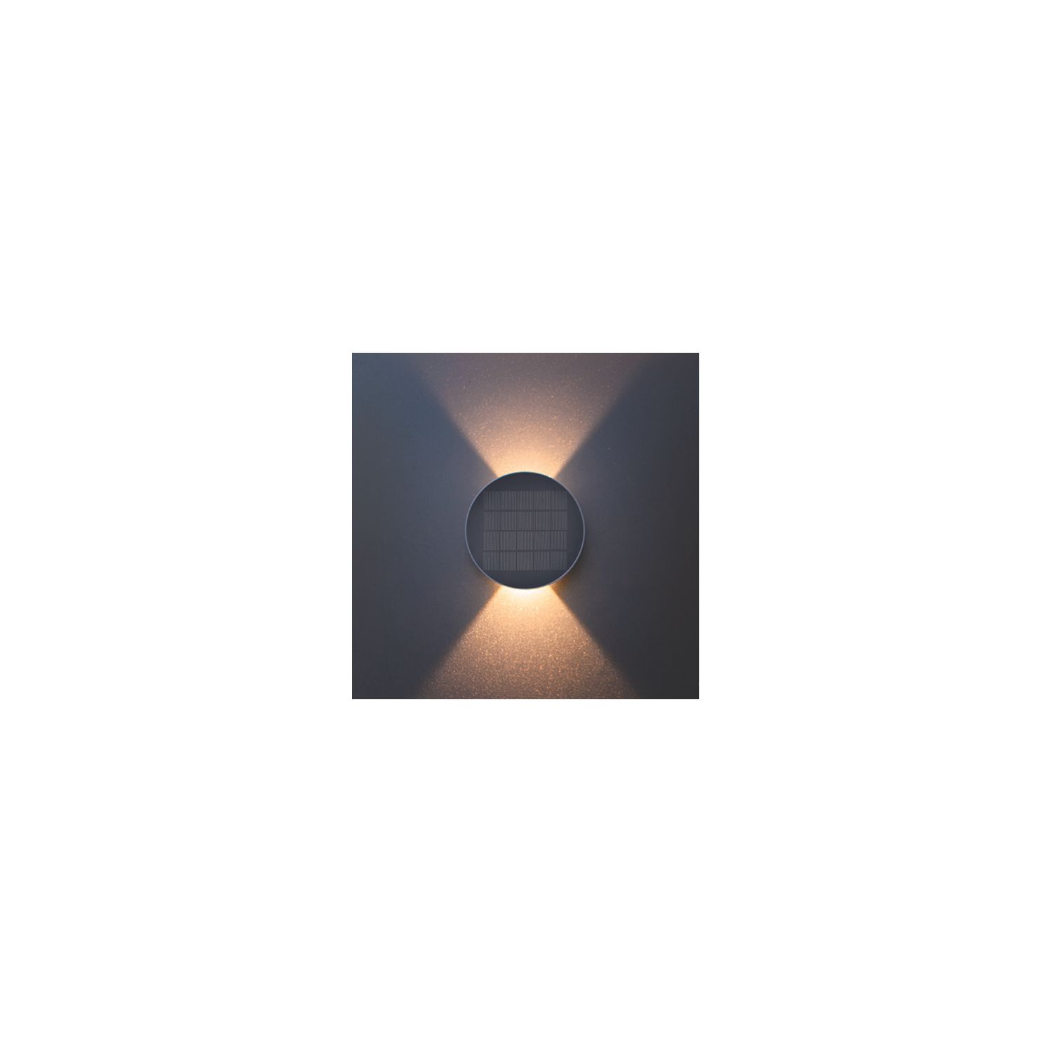 Lutec Belka Outdoor LED Solar Hybrid Wall Light Dark Grey 280lm (852EF)