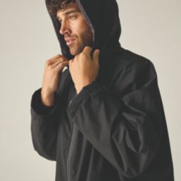 Regatta Adult Waterproof Changing Robe Black / Slate Grey X Small / Small Size 60" Chest