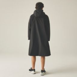 Regatta Adult Waterproof Changing Robe Black / Slate Grey X Small / Small Size 60" Chest