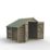 Forest 4Life 6' x 8' (Nominal) Apex Overlap Timber Shed with Lean-To