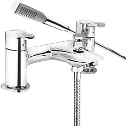 Bristan Capri Deck-Mounted  Bath Shower Mixer Tap Chrome