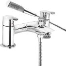 Bristan Capri Chrome 110mm Deck Mounted Dual Control Manual Shower Mixer Tap