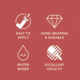 LickPro Max+ 2.5Ltr Red 05 Eggshell Emulsion  Paint