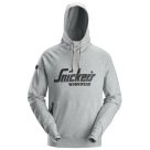 Snickers 2894 Logo Hoodie  Grey Melange X Large 46" Chest